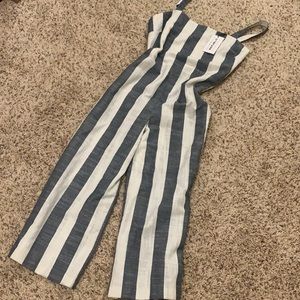Brand New For The Republic Striped Jumpsuit